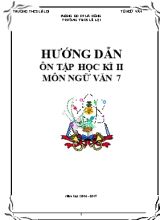 Hướng dẫn ôn tập học kì II môn Ngữ văn 7 - Năm học 2016-2017 - Trường THCS Lê Lợi